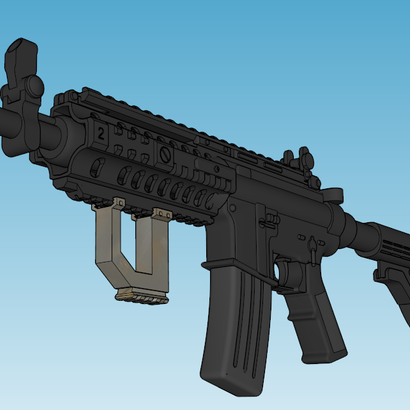 One World MultiGrip with Bottom Picatinny Rail