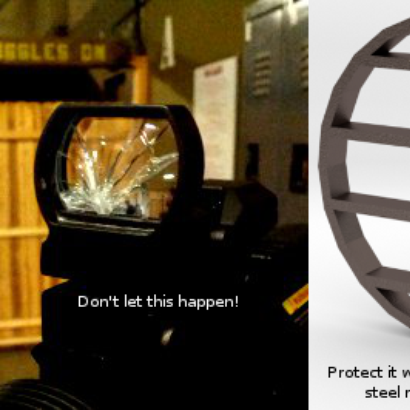 40mm Grill Kill Flash / Sight Cover (Stainless Steel)