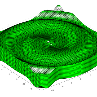 Surface spiralante de Fermat