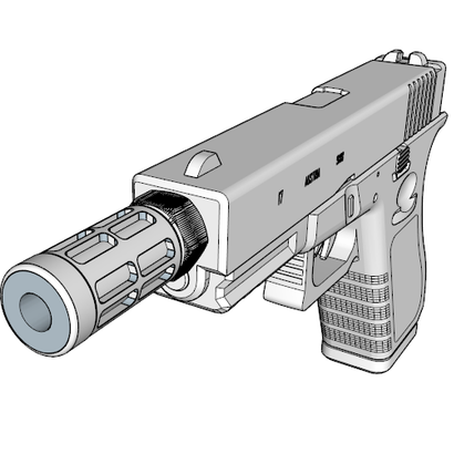 EXO Flash Hider (14mm-)