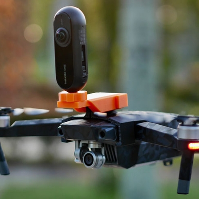 360 Camera Mount for Mavic Pro (Top Mount)