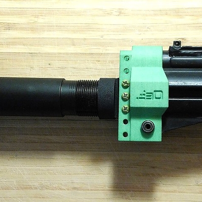 TeleScopix to AR15 Buffer Tube Adapter