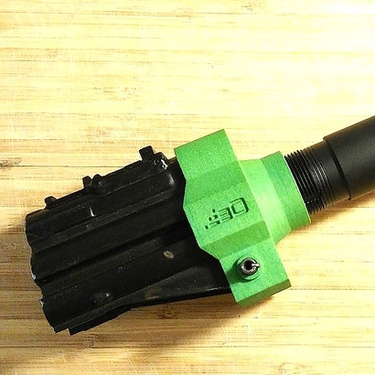 MP5 GBB End Cap for AR15 Buffer Tube V1