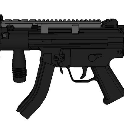 MP5K Full Length Picatinny Rail