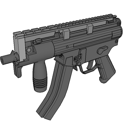 MP5K Air Gun Front Sight Replacement
