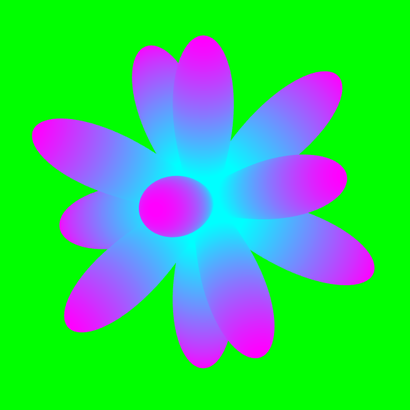Fleur icosaèdrique sinusoïdale