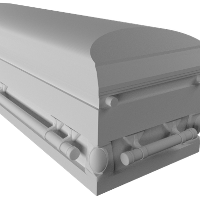 1:18 Scale Casket - Shell Only