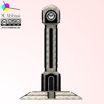 Clock tower of Homs city - Syria (H=22.5cm)