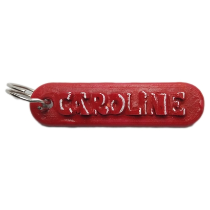 CAROLINE 3d keychain