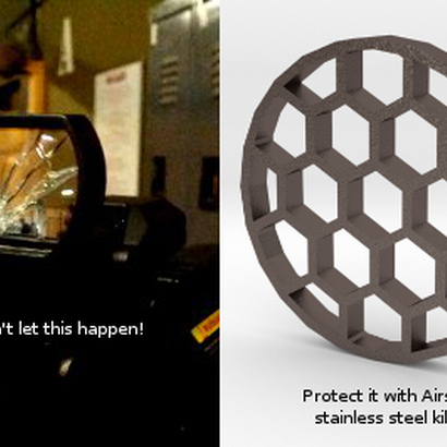 52mm Honeycomb Kill Flash (Stainless Steel)