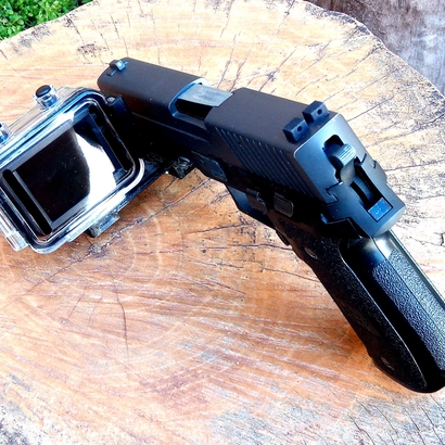 Digital Video Camera Tripod Mount for Pistol Bottom Rail