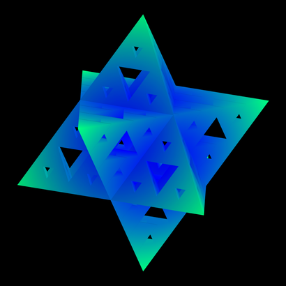 Sierpinskioctostar® iteration 3