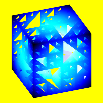 Sierpinskube® / Sierpinski cube iteration 4