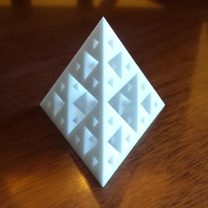 Sierpinski tetrahedron iteration 3