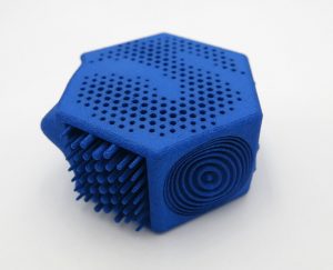 Nylon PA12 in blue