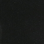 Painted black