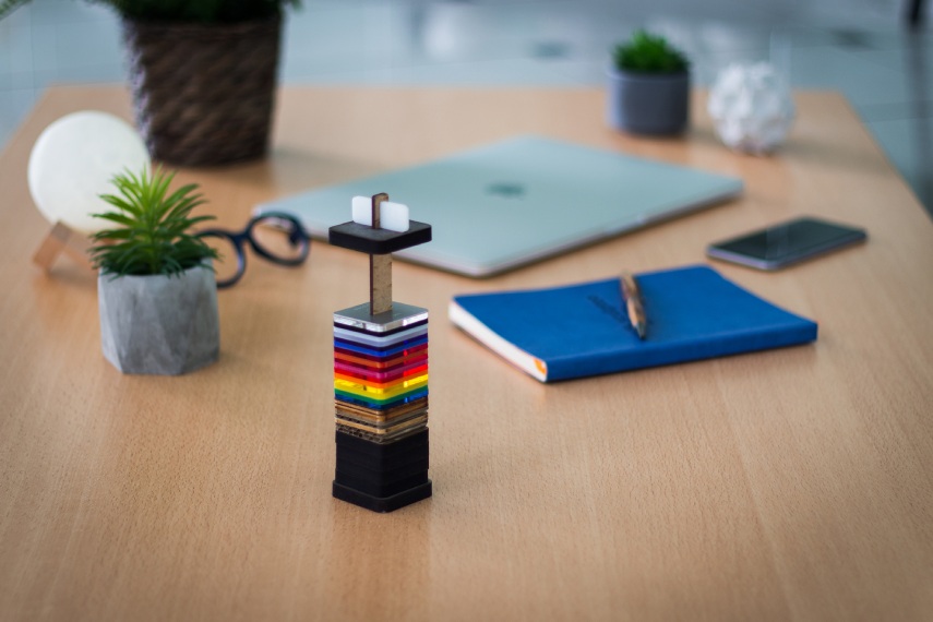 desk with sculpteo samples