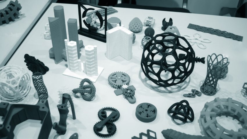 abstract 3D printed models