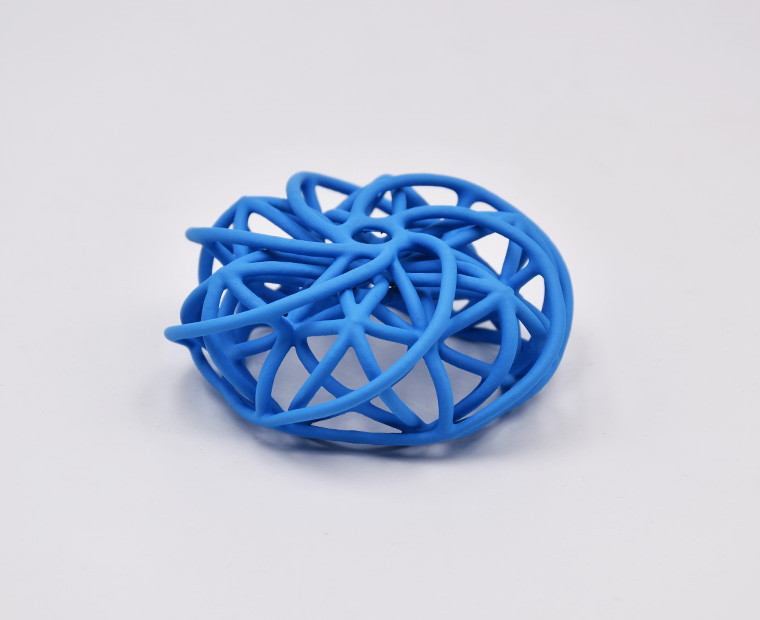 TPU coated clear blue
