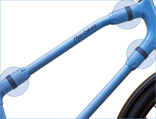 Pièce fabriquée par Sculpteo pour REF Bike