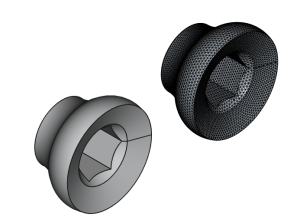 CAD vs STL illustration