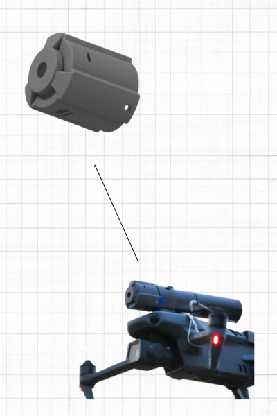 Dronavia 3d printed part