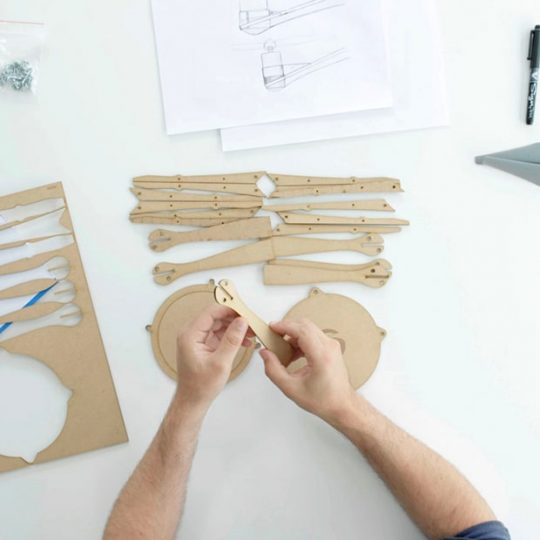 Laser cuttting drone