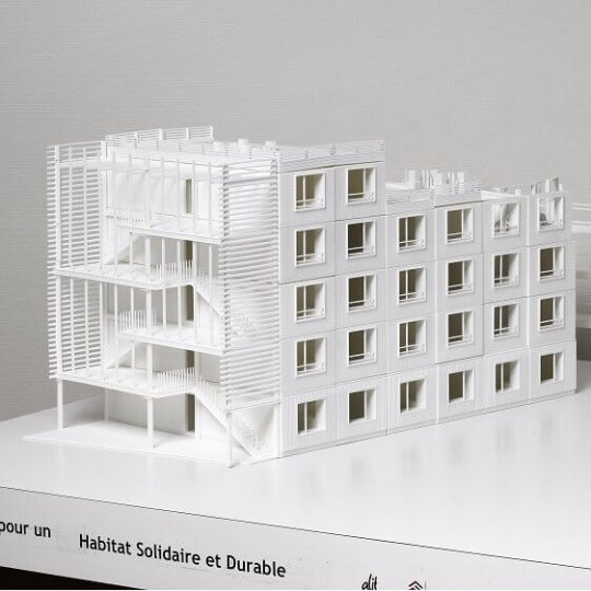 3D Printed architecture competition model