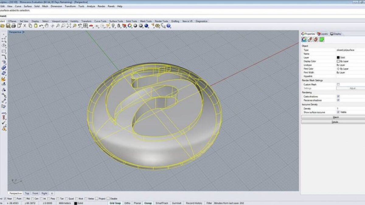 This flat mesh automatically transforms into complex 3D shapes