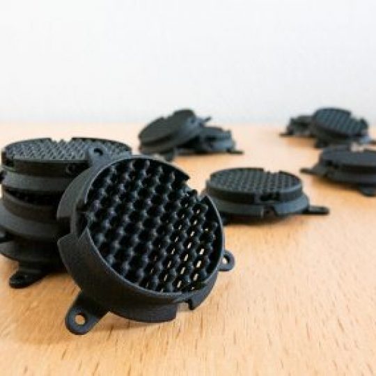 multiple 3d printed objects